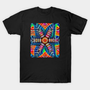 Bright Colorful Abstract Art T-Shirt